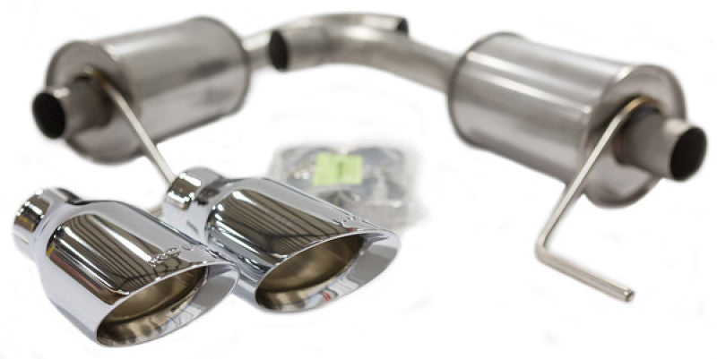Roush 15-26 Ford Mustang 3.7L/2.3L V6/I4 Exhaust Kit w/ Round Tips (view 3)