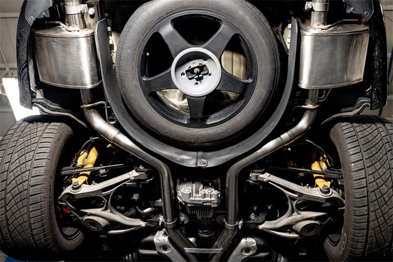 Corsa 21-22 Dodge Durango SRT Hellcat Cat-Back 2.75in Dual Rear Exit Sport 4.5in Polished Tips (view 2)