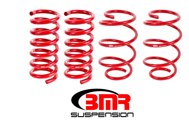 BMR 15-17 S550 Mustang Performance Version Lowering Springs (Set Of 4) - Red Main image