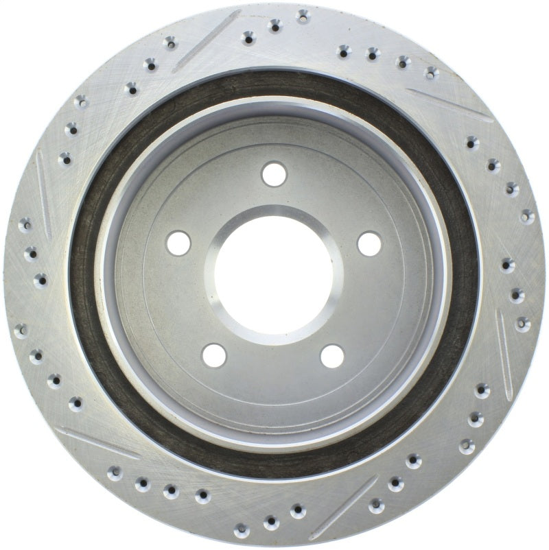StopTech Select Sport Drilled & Slotted Rotor - Front Right (view 2)