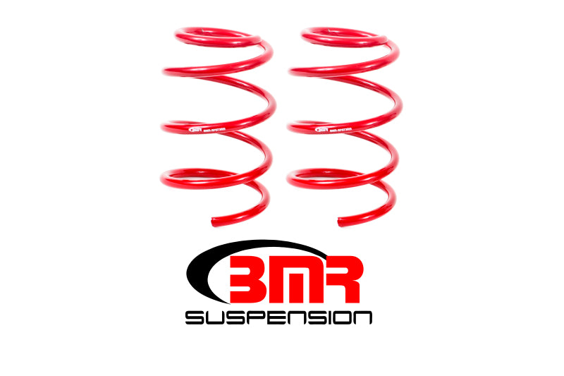 BMR 07-14 Shelby GT500 Front Handling Version Lowering Springs - Red Main image