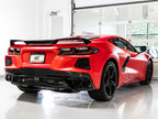 AWE Tuning 2020 Chevrolet Corvette (C8) Touring Edition Exhaust - Quad Diamond Black Tips (view 3)