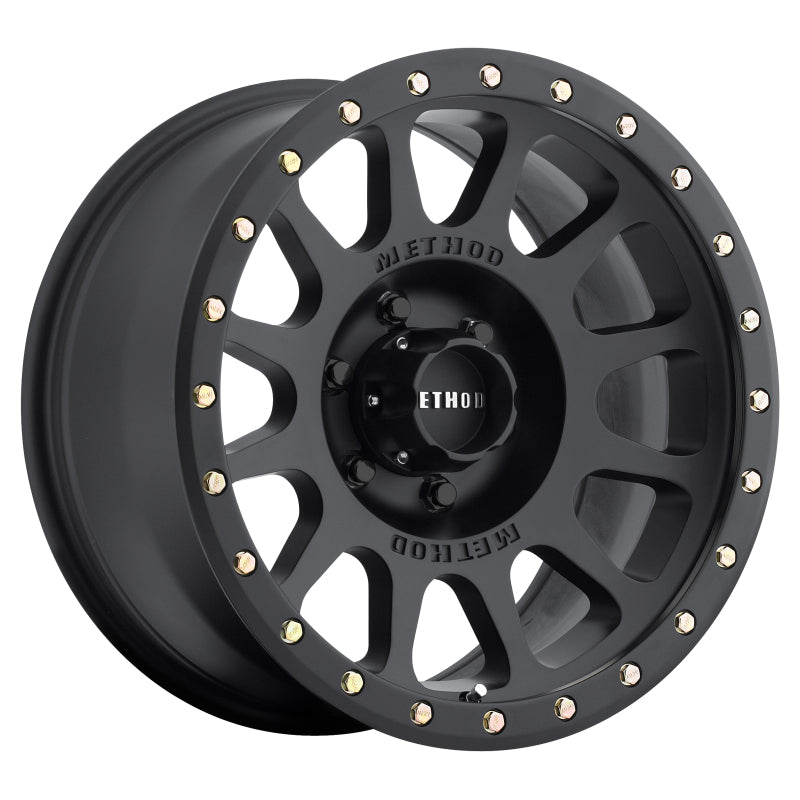 Method MR305 NV 17x8.5 0mm Offset 6x135 94mm CB Matte Black Wheel Main image