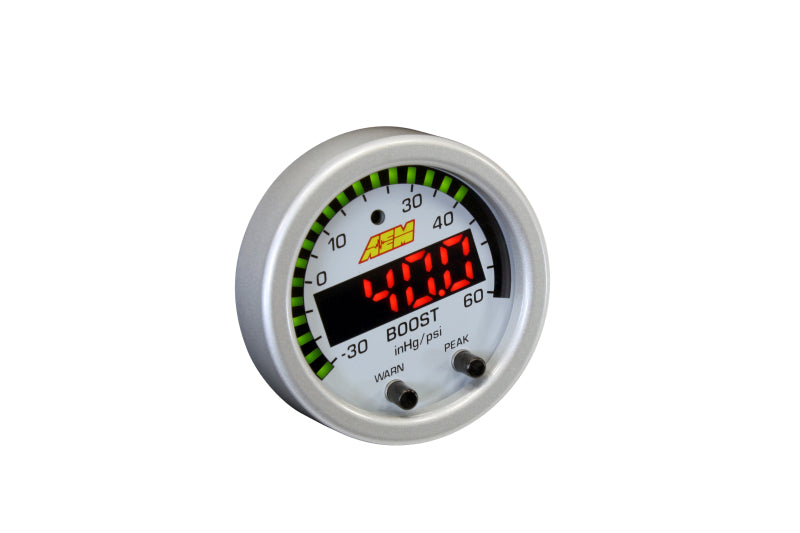 AEM X-Series Boost Pressure -30inHg 60psi Gauge Kit (view 4)