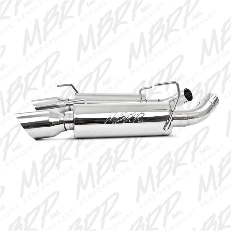 MBRP 05-10 Ford Mustang GT 5.0/Shelby GT500 Dual Mufflers Axle Back Split Rear T304 (view 4)