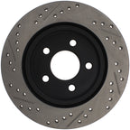 StopTech 05-10 Ford Mustang Slotted & Drilled Left Rear Rotor (view 5)