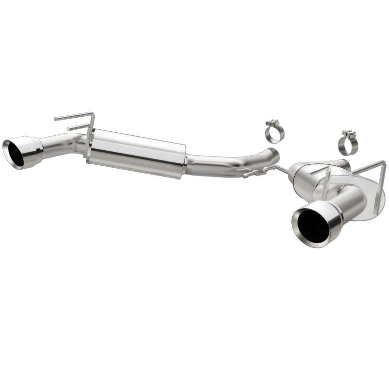 MagnaFlow Street Series Axle Back 14-15 Chevy Camaro 6.2L V8 SS Polished Dual Split Rear Exit Main image