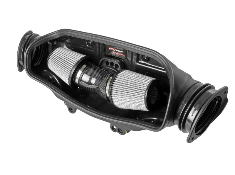 aFe 2020 Corvette C8 Track Series Carbon Fiber Cold Air Intake System With Pro DRY S Filters Main image