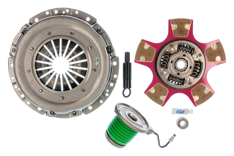 Exedy 2005-2010 Ford Mustang V8 Stage 2 Cerametallic Clutch Paddle Style Disc w/Hydraulic SC Main image