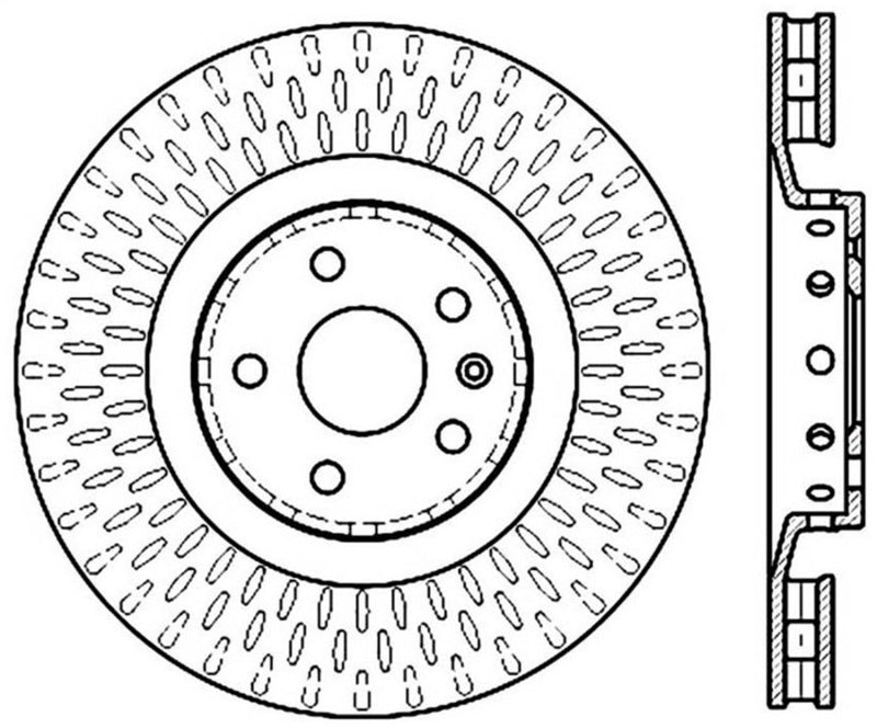 StopTech Slotted Sport Brake Rotor Main image