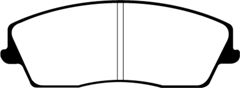 EBC 05-09 Chrysler 300 2.7 Greenstuff Front Brake Pads (view 8)