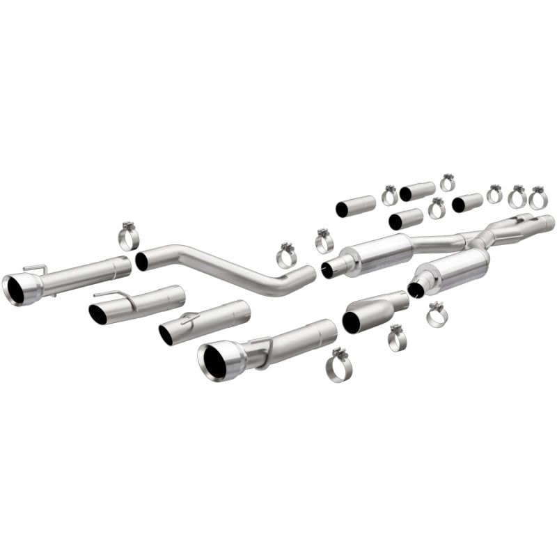 MagnaFlow 2017+ Dodge Charger 409 SS Polished 3in Quad Tips Cat-Back Exhaust (view 2)