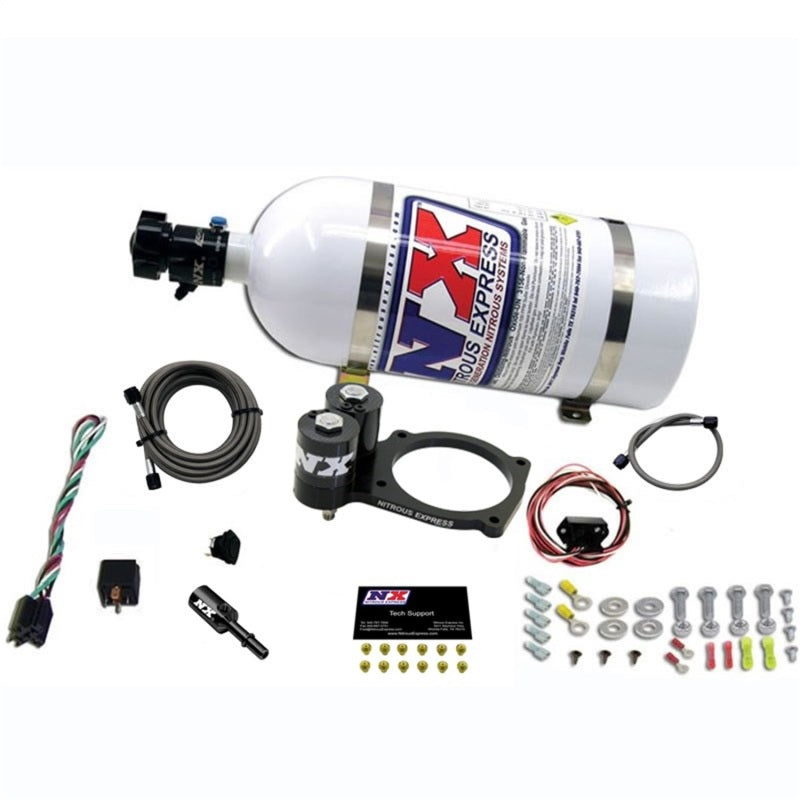 Nitrous Express Dodge Hellcat/Demon Nitrous Plate Kit w/10lb Bottle Main image