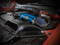 aFe 21-22 Ford F-150 Raptor V6-3.5L(tt) Momentum XP Cold Air Intake System - Blue w/ Pro 5R Filter