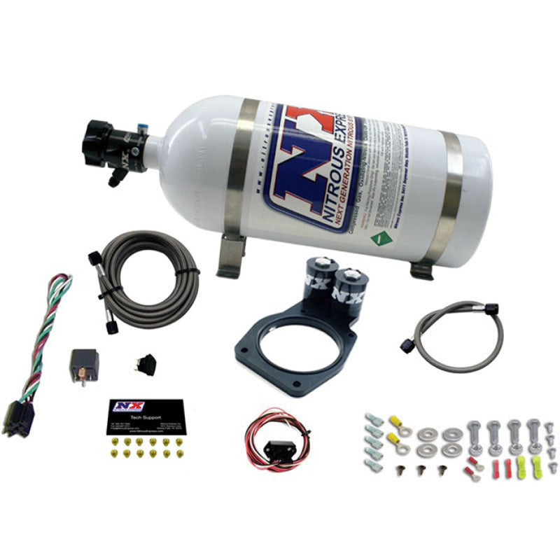 Nitrous Express 10-15 Chevrolet Camaro Nitrous Plate Kit (50-150HP) w/10lb Bottle Main image