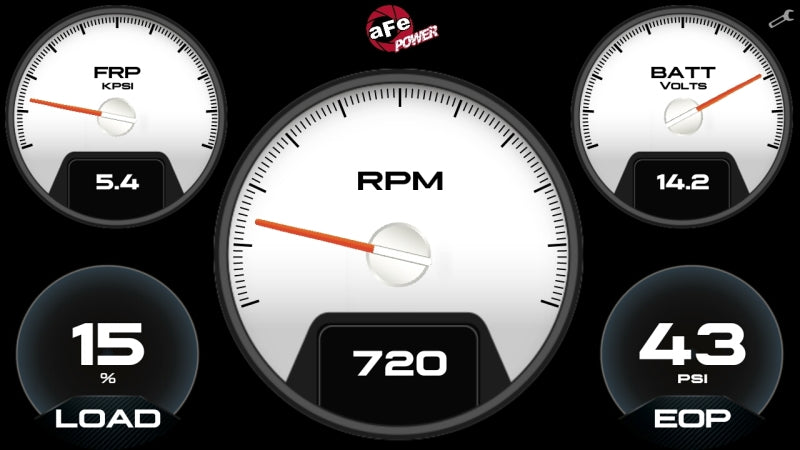 aFe AGD Advanced Gauge Display Digital 5.5in Monitor 08-18 Dodge/RAM/Ford/GM Diesel Trucks (view 7)
