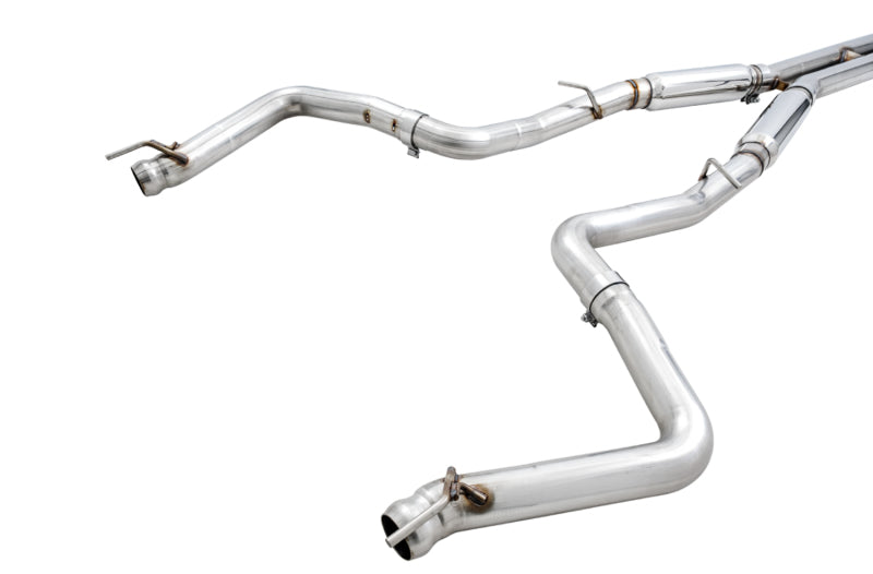 AWE Tuning 2015+ Dodge Challenger 6.4L/6.2L Supercharged Track Edition Exhaust - Use Stock Tips Main image