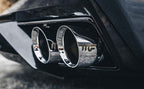 MagnaFlow Axle-Back, SS, 3in, Quad Split Rear 3.5 Tips 2015 Dodge Challenger incl SRT Hellcat (view 11)