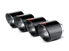 Akrapovic 06-13 Chevrolet Corvette ZO6/ZR1 (C6) Tail Pipe Set (Carbon 125 mm)