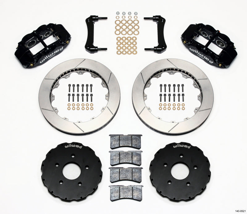 Wilwood Narrow Superlite 6R Front Hat Kit 13.06in 2005-up Corvette C6 Main image