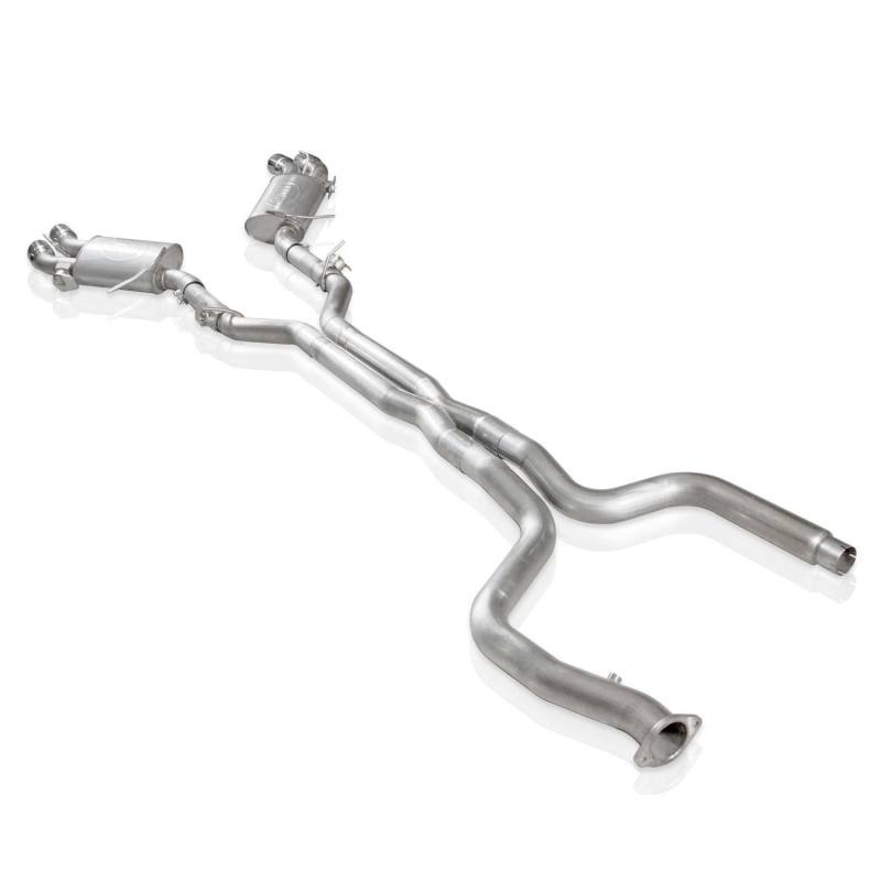 Stainless Works 2016+ Chevy Camaro SS 6.2L 3in Redline Catback w/AFM Valve NPP Valve 4in Quad Tips (view 2)