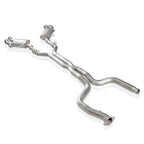 Stainless Works 2016+ Chevy Camaro SS 6.2L 3in Redline Catback w/AFM Valve NPP Valve 4in Quad Tips (view 2)