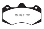 EBC AP Racing Caliper CP7040 Yellowstuff Brake Pads (view 2)