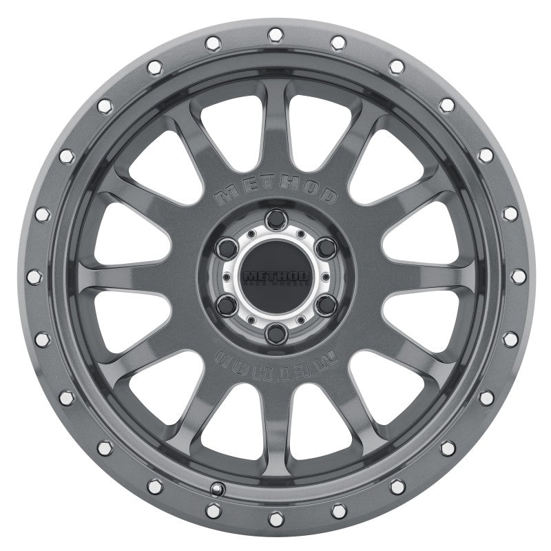 Method MR605 NV 20x10 -24mm Offset 6x5.5 106.25mm CB Gloss Titanium Wheel (view 2)