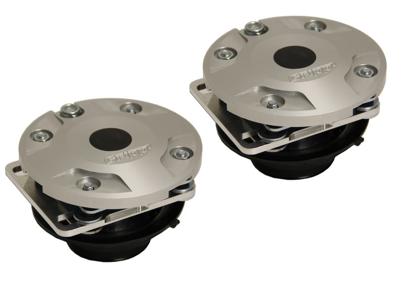BBK 05-14 Mustang Caster Camber Plate Kit - Silver Anodized Finish (view 2)
