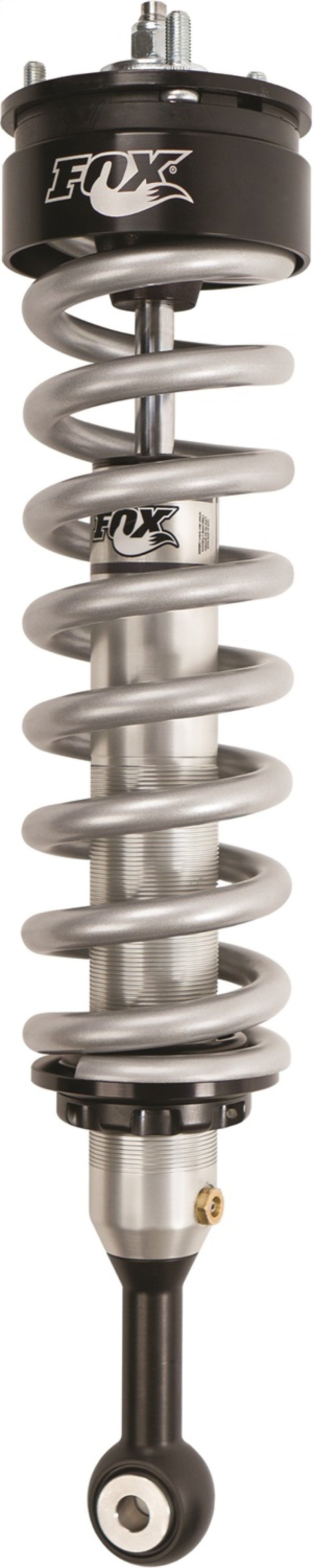 Fox 14+ Ford F-150 4WD 2.0 Performance Series 4.9in. IFP Coilover Shock / 0-2in. Lift - Black/Zinc Main image