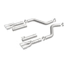MagnaFlow Axle-Back, SS, 3in, Quad Split Rear 3.5 Tips 2015 Dodge Challenger incl SRT Hellcat (view 14)