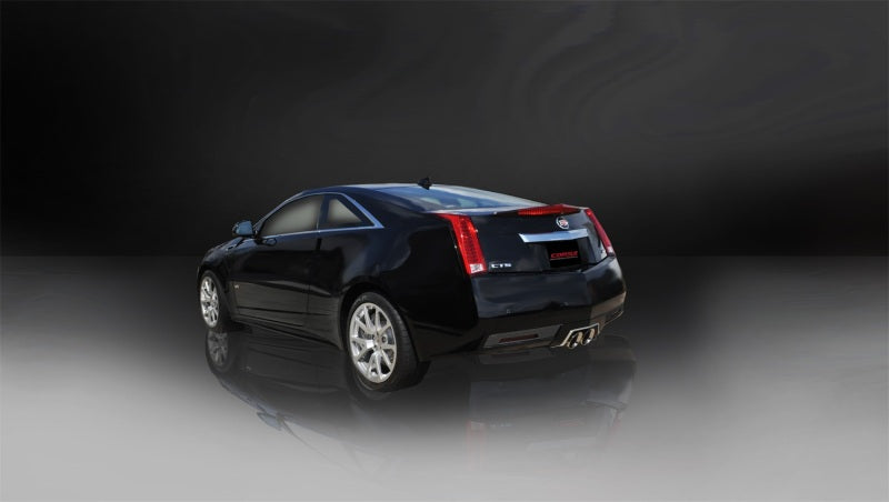 Corsa 11-13 Cadillac CTS Coupe V 6.2L V8 Polished Sport Axle-Back Exhaust (view 4)
