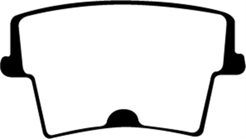 EBC 06-10 Chrysler 300 Limited 3.5 4WD Greenstuff Rear Brake Pads (view 2)