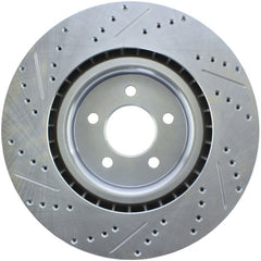 StopTech Select Sport 07-10 Ford Shelby Slotted and Drilled Left Rotor