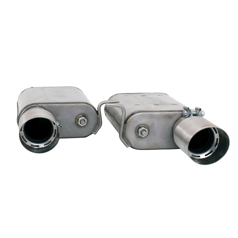 BBK 2015-16 Mustang GT Varitune Complete Cat Back Exhaust System (Includes Resonator Delete X-Pipe) (view 6)