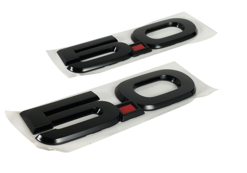 Ford Racing 15-17 Ford Mustang 5.0L Fender Emblem Black (view 3)