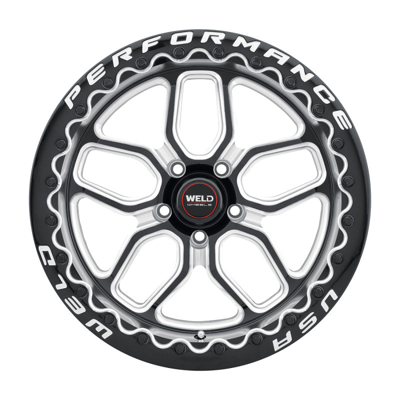 Weld Racing 19x9 Laguna 5x120 ET38 BS6.5 Gloss BLK MIL DIA 72.56 (view 2)