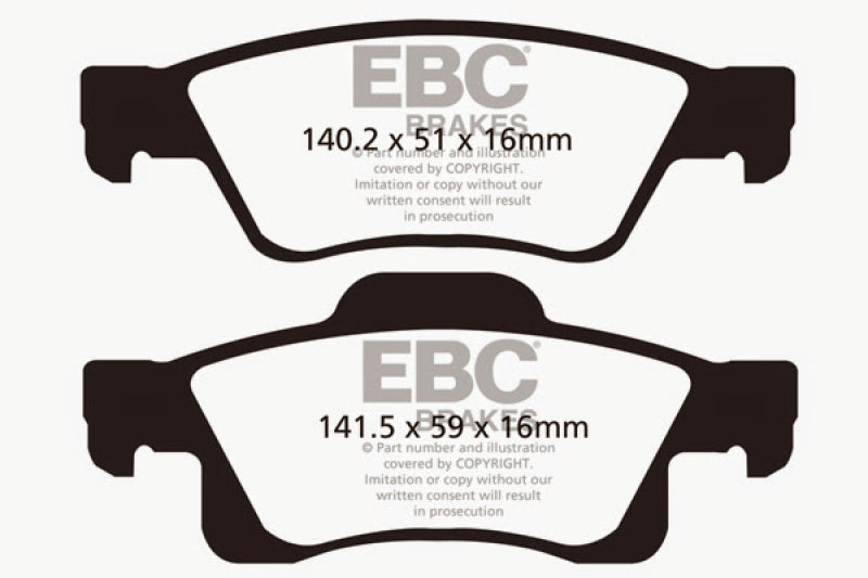 EBC Brakes Bluestuff Street and Track Day Brake Pads Main image