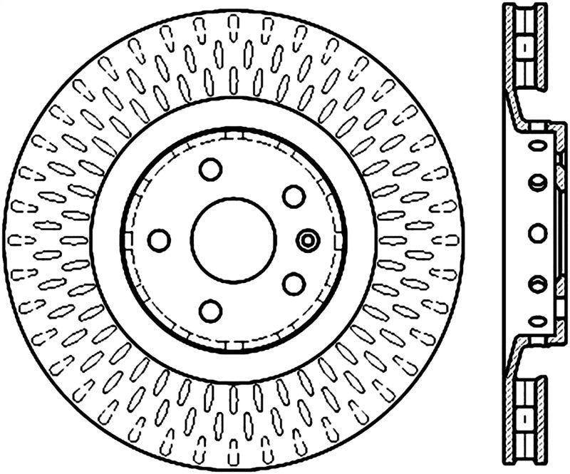 StopTech Slotted Sport Brake Rotor Main image