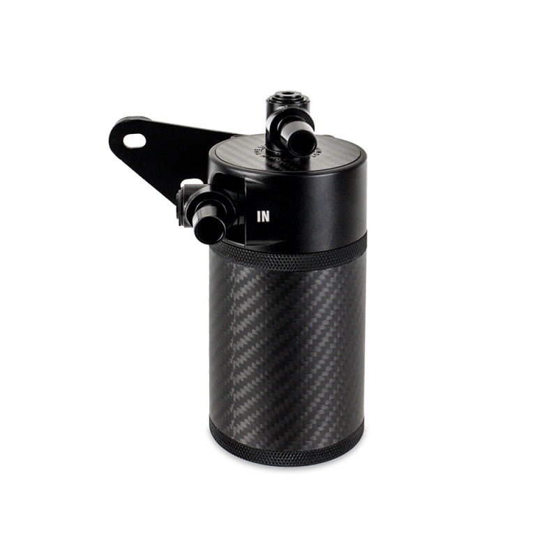 Mishimoto 2020+ Chevrolet Corvette C8 Baffled Oil Catch Can Kit (PCV Side) - Carbon Fiber (view 2)