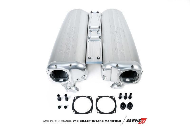 AMS Performance V10 Audi R8 / Lamborghini Huracan / Performance Billet Intake Manifold - CLR Anodize (view 8)