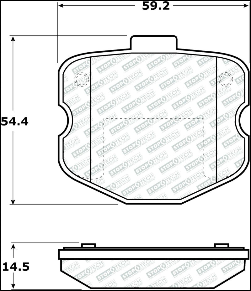 StopTech Street Select Brake Pads - Front Main image
