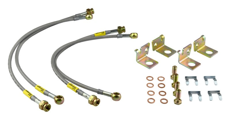 Goodridge 06-13 Chevrolet Corvette Z06/ZR1/Grand Sport Stainless Steel Brake Lines Kit (view 2)