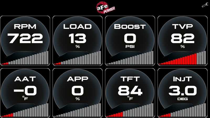 aFe AGD Advanced Gauge Display Digital 5.5in Monitor 08-18 Dodge/RAM/Ford/GM Diesel Trucks (view 9)