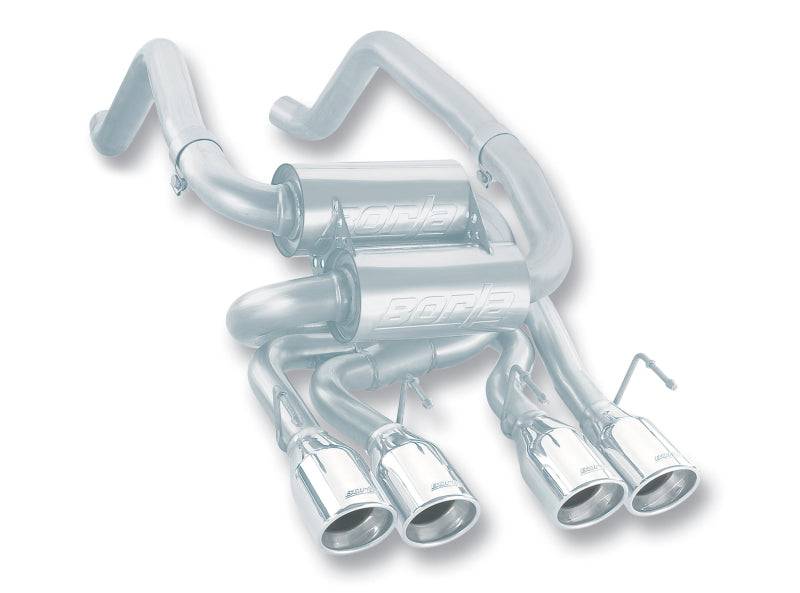Borla 05-08 Corvette Convertible/Coupe 6.0L/6.2L 8cyl SS S-Type Exhaust (REAR SECTION ONLY) Main image