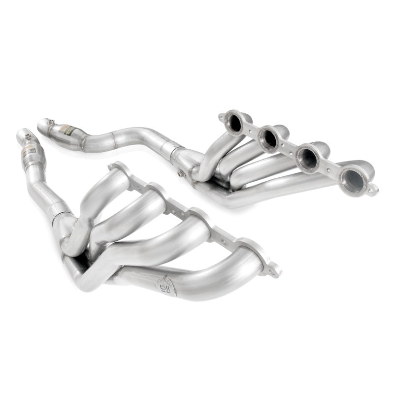 Stainless Works 2009-15 Cadillac CTS-V Headers 2in Primaries High-Flow Cats 3in Leads X-Pipe Main image