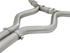 aFe MACH Force XP 3in 304 SS Sport Tone Cat-Back w/ Black Tips 15-17 Ford Mustang V6-3.7L/V8-5.0L (view 2)