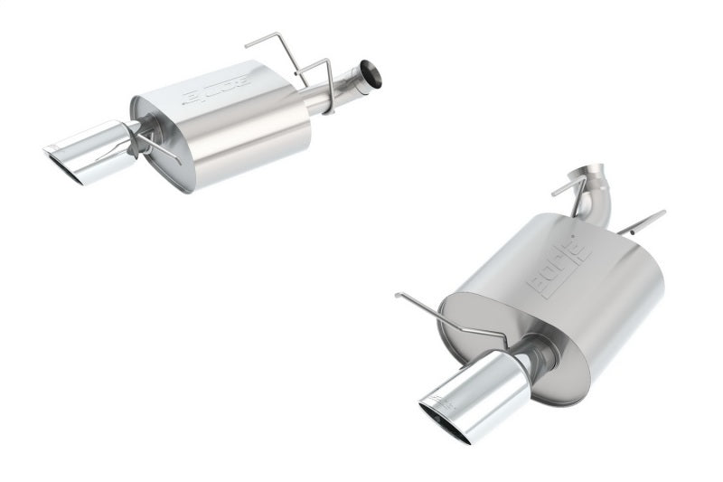 Borla 13-14 Mustang GT/Boss 302 5.0L V8 RWD Single Split Rr Exit Touring Exhaust (rear section only) Main image