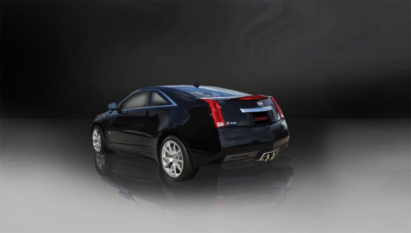 Corsa 11-13 Cadillac CTS Coupe V 6.2L V8 Polished Sport Axle-Back Exhaust (view 2)