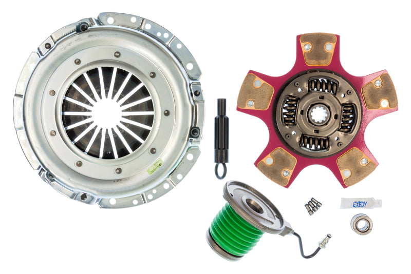 Exedy 2005-2010 Ford Mustang V8 Stage 2 Cerametallic Clutch Paddle Style Disc w/Hydraulic SC Main image